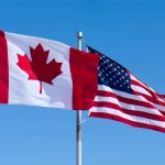 Canadian_American flags