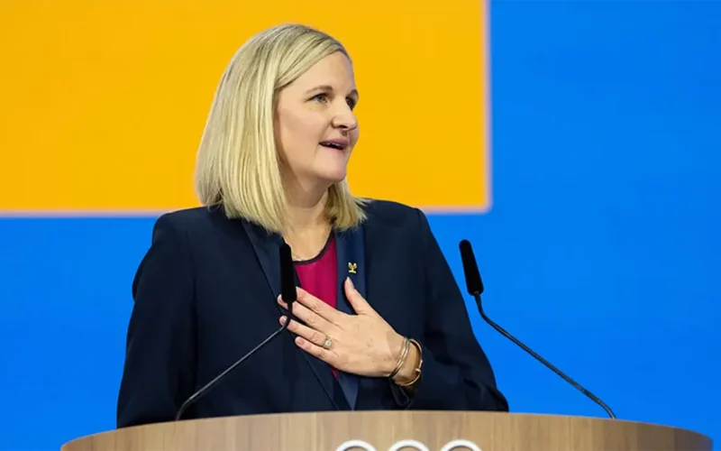 Who is Kirsty Coventry and how did she become the most powerful person in world sports?