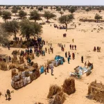 Birak_makeshift settlement_Sudanese refugees