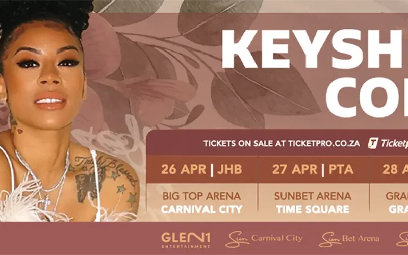 Keyshia Cole live in SA this month