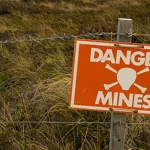 Landmine sign