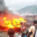 33 die in tragic boat fire in DRC Mbandaka boat fire_1