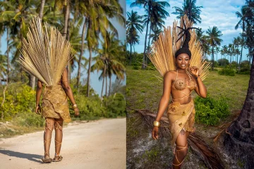 Kenyan designer transforms beach litter to sustainable fashion