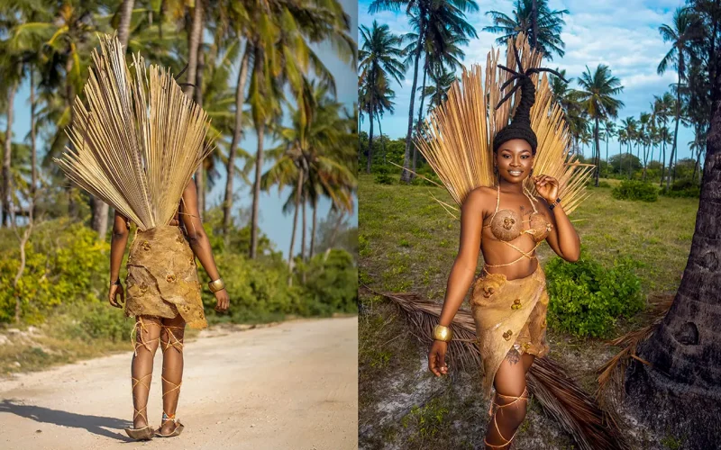 Kenyan designer transforms beach litter to sustainable fashion