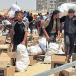 GHF aid distribution points