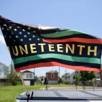 ‘We don’t wait to be celebrated’: What Juneteenth means this year Juneteenth celebrations_flag