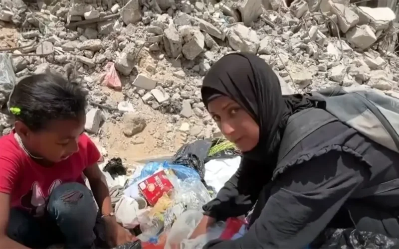 When survival means scavenging: A Gaza family’s daily battle against starvation