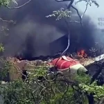 flight AI171_crash site_plane