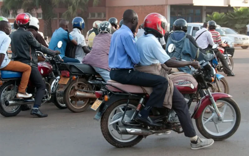 Uganda’s ride-hailing motorbike service promised safety – but drivers are under pressure to speed