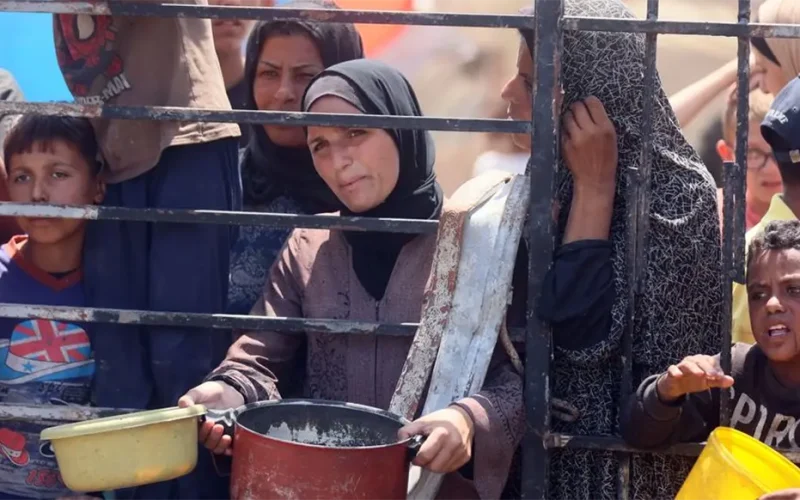 Gaza’s starving population shot while seeking food as health system collapses