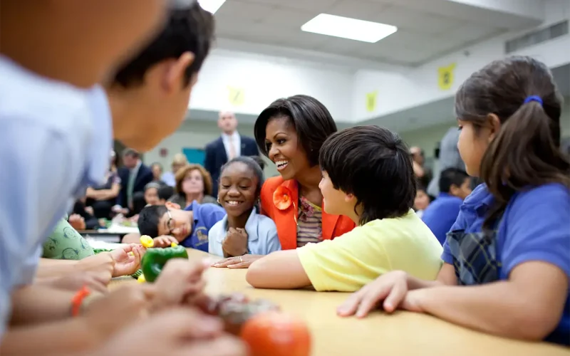 Before Trump’s efforts to make kids healthier, there was Michelle Obama