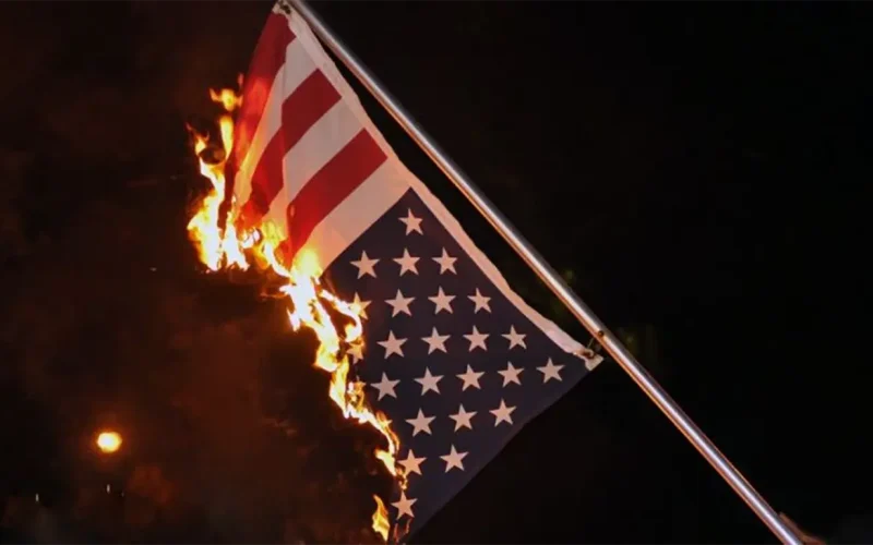 Why Donald Trump’s plans to prosecute flag burning divides his supporters