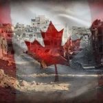 Canada’s response to the war in Gaza raises questions about its commitment to human rights and justice Gaza_canada flag