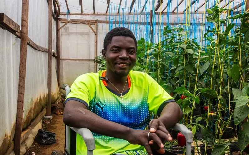 Greenhouse farming changed his life
