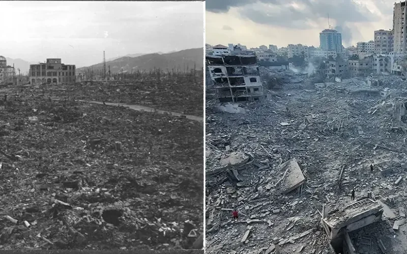 As Gaza starts to rebuild, what lessons can be learned from Nagasaki in 1945?
