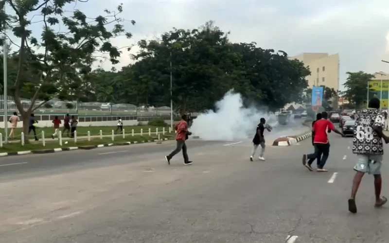 Nigerian police fire teargas, deploy armoured vehicles to crush pro-Biafra protests