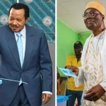 Paul Biya_Issa Tchiroma_voting