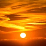 scorching sun