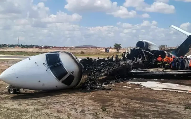 LUCKY ESCAPE: DRC Minister cheats death as plane explodes on mine mission