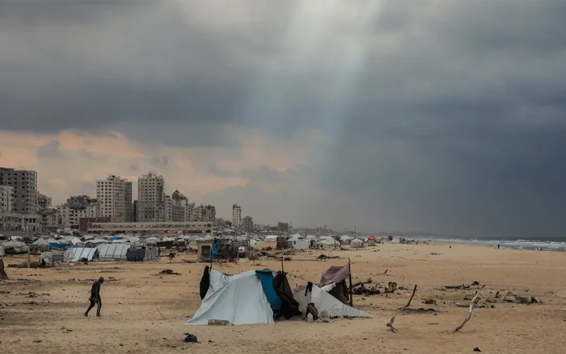 UN humanitarians call for aid scale-up as winter rains batter Gaza