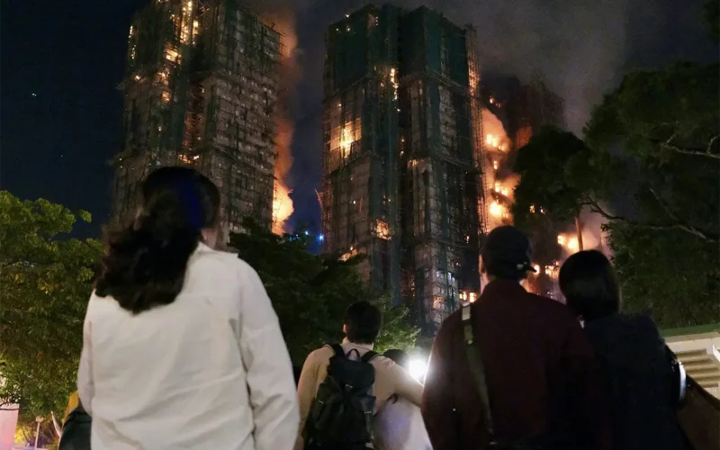 The Hong Kong high-rise fire shows how difficult it is to evacuate in an emergency
