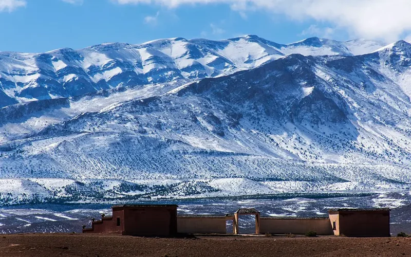 When Morocco got two kinds of goals: Football fever and frozen peaks