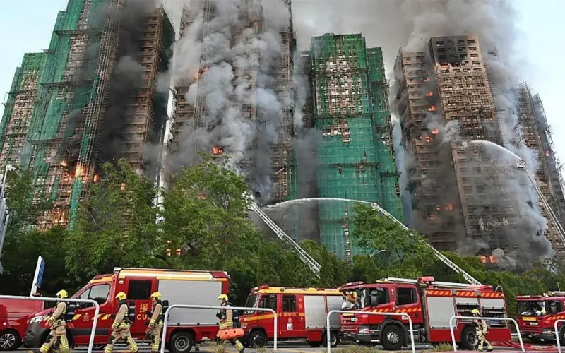 Hong Kong arrests 13 over deadly tower fire as death toll reaches 151