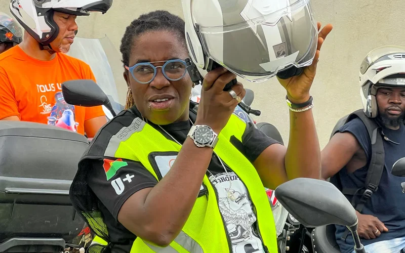 Ivorian biker challenges Africa, Europe to make motorcycling inclusive, safer