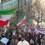 Iranian protesters_Berlin