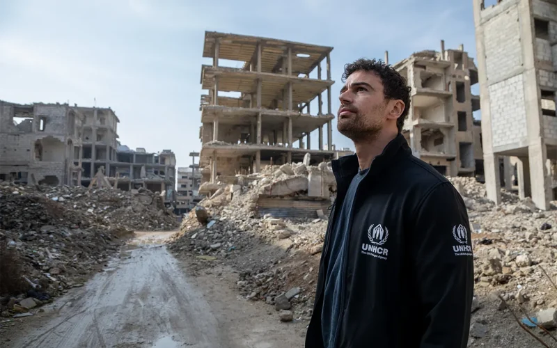 Actor Theo James witnesses Syria’s humanitarian crisis as millions require aid despite mass returns