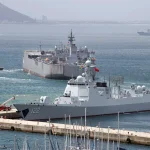 Chinese and Russian warships_Simons Town