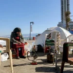Displaced but uncounted: The people aid is leaving behind in Lebanon’s war Lebanon_displaced_Beirut_seafront