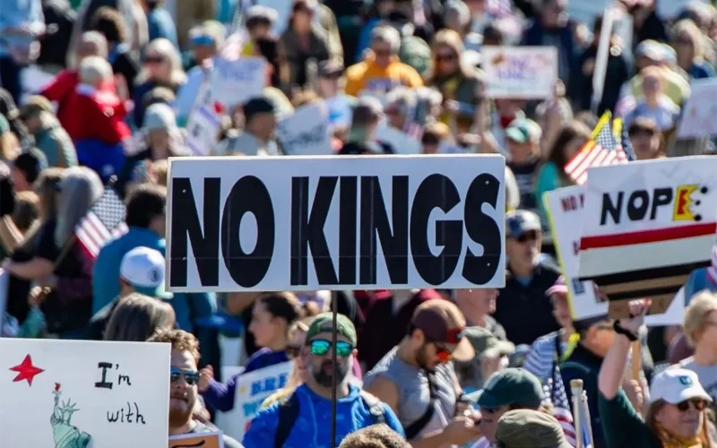 Millions march across America in the ‘No Kings’ uprising – and the world is watching