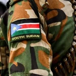 South Sudan soldier_ensignia