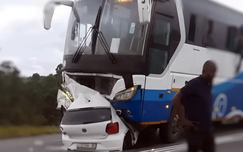 SA: Five killed on the N6 as Polo vanishes under Zimbabwe-bound bus