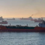 Tankers waiting_strait of hormuz