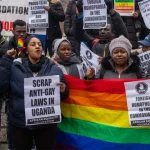 Women arrested for kissing in Uganda, Senegal doubles prison terms Uganda_ant-gay_laws_protest