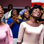 Pentecostal church service