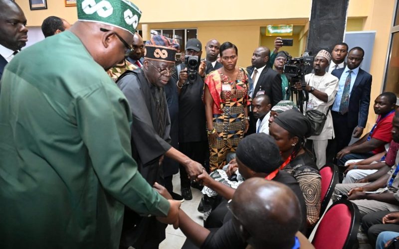 Nigerian President meets with families, survivors of Palm Sunday massacre