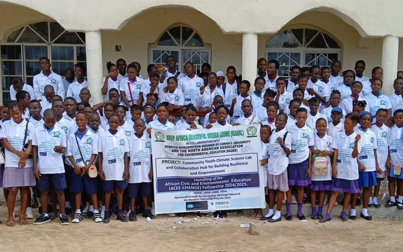 Young Africans will inherit a climate crisis: how kids in Sierra Leone are getting ready