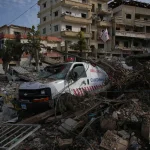 south lebanon_destruction_ambulance