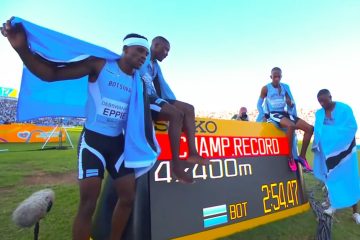 ATHLETICS HISTORY MADE IN GABORONE: The “Awesome Foursome” bring down the house