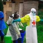 Africa rises to Ebola: $319m plan, five million dollar pledge, but race against time on Bundibugyo DRC_Ebola_healthworkers