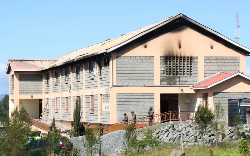 Eight students arrested after 16 girls die in Kenyan school dormitory inferno