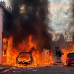 Belfast_burning cars