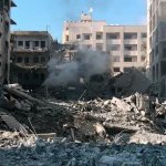 Israeli airstrikes_destroyed building_Tyre_Lebanon
