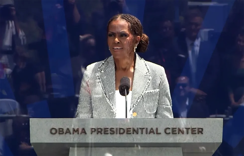 “Barack, there are no words to express how proud I am of the way you showed up and continue to show up every single day”