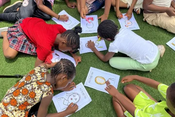 Nigerian kids learning purpose through play