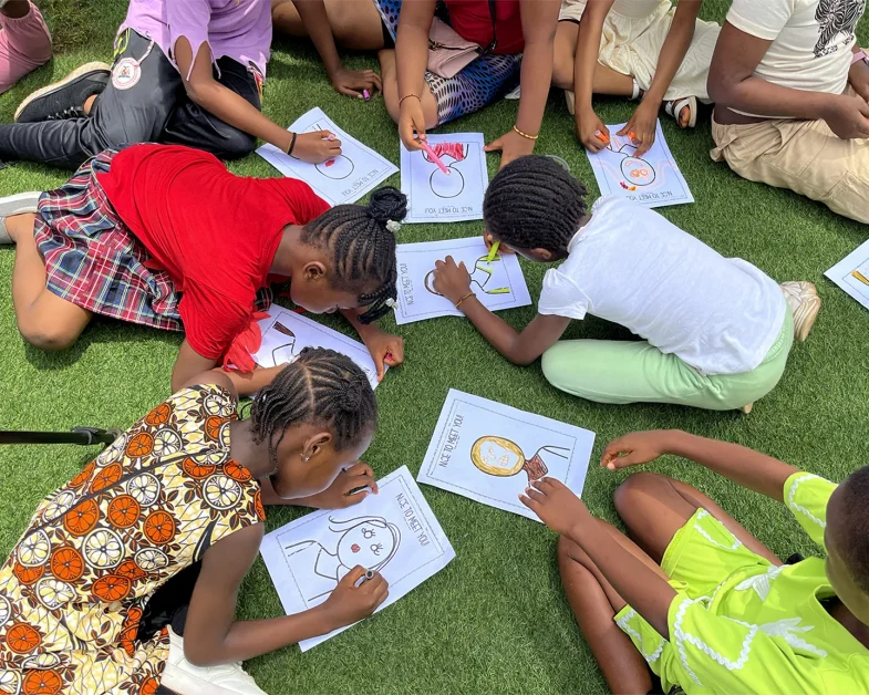 Nigerian kids learning purpose through play