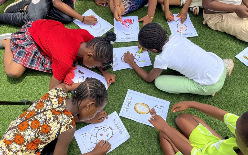 Nigerian kids learning purpose through play